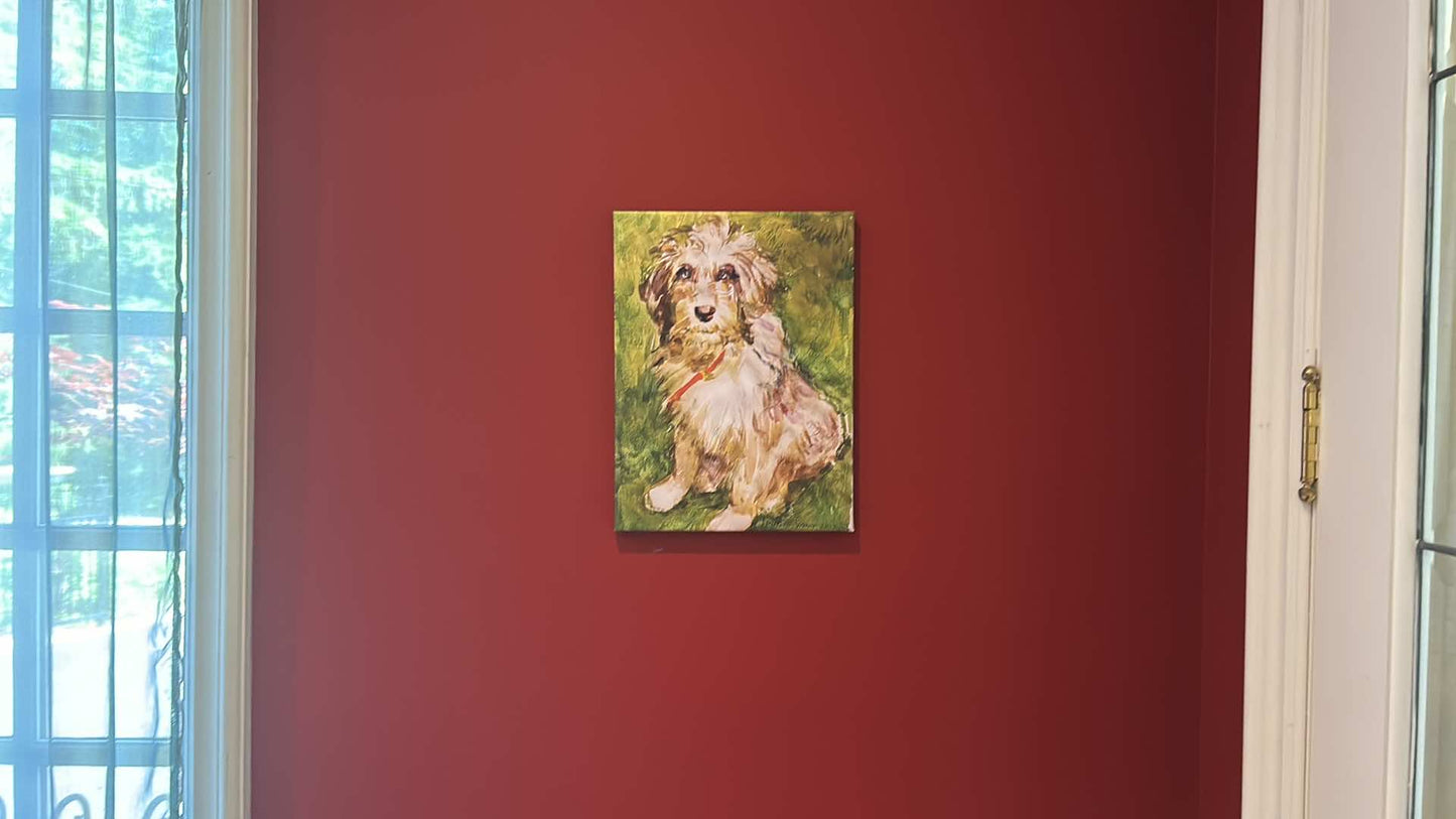 "Custom Painting": Elegant Pet Memories Fur-ever